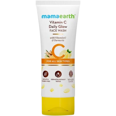 MAMAEARTH Vitamin C Face Wash 100 ml - 8906087772859 - Rokomari product